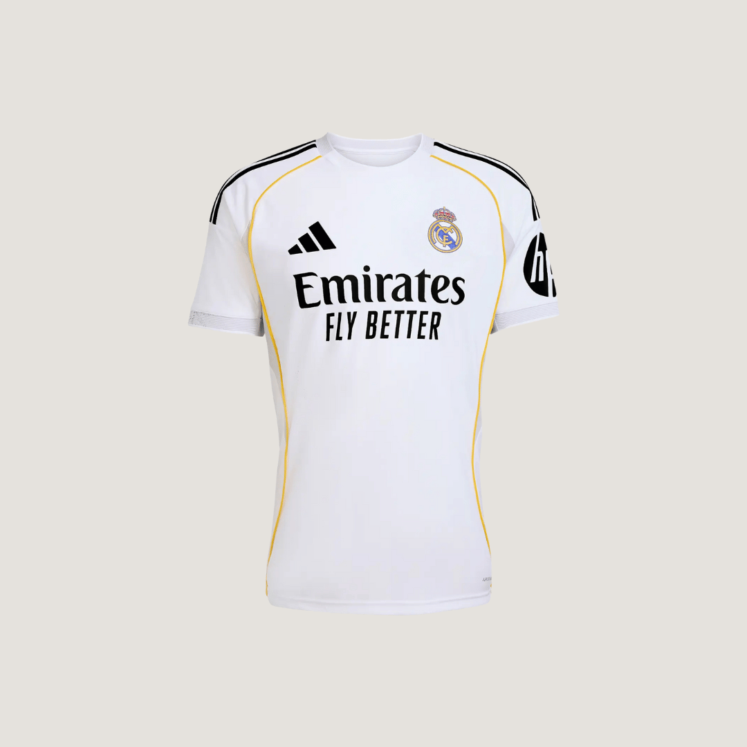 Pack Aficionado 4 Camisetas – Real Madrid 25/26, Real Madrid Retro 1999, España Retro 2010, España 25/26 - Compra 2 y Llévate 4