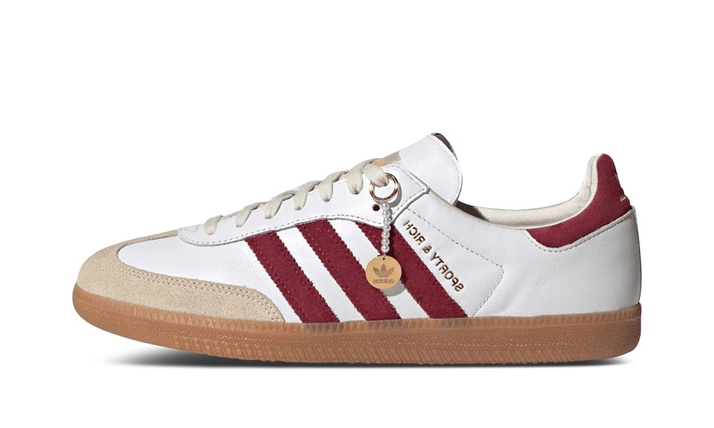 ADDS Samba Sporty & Rich White Core Burgundy