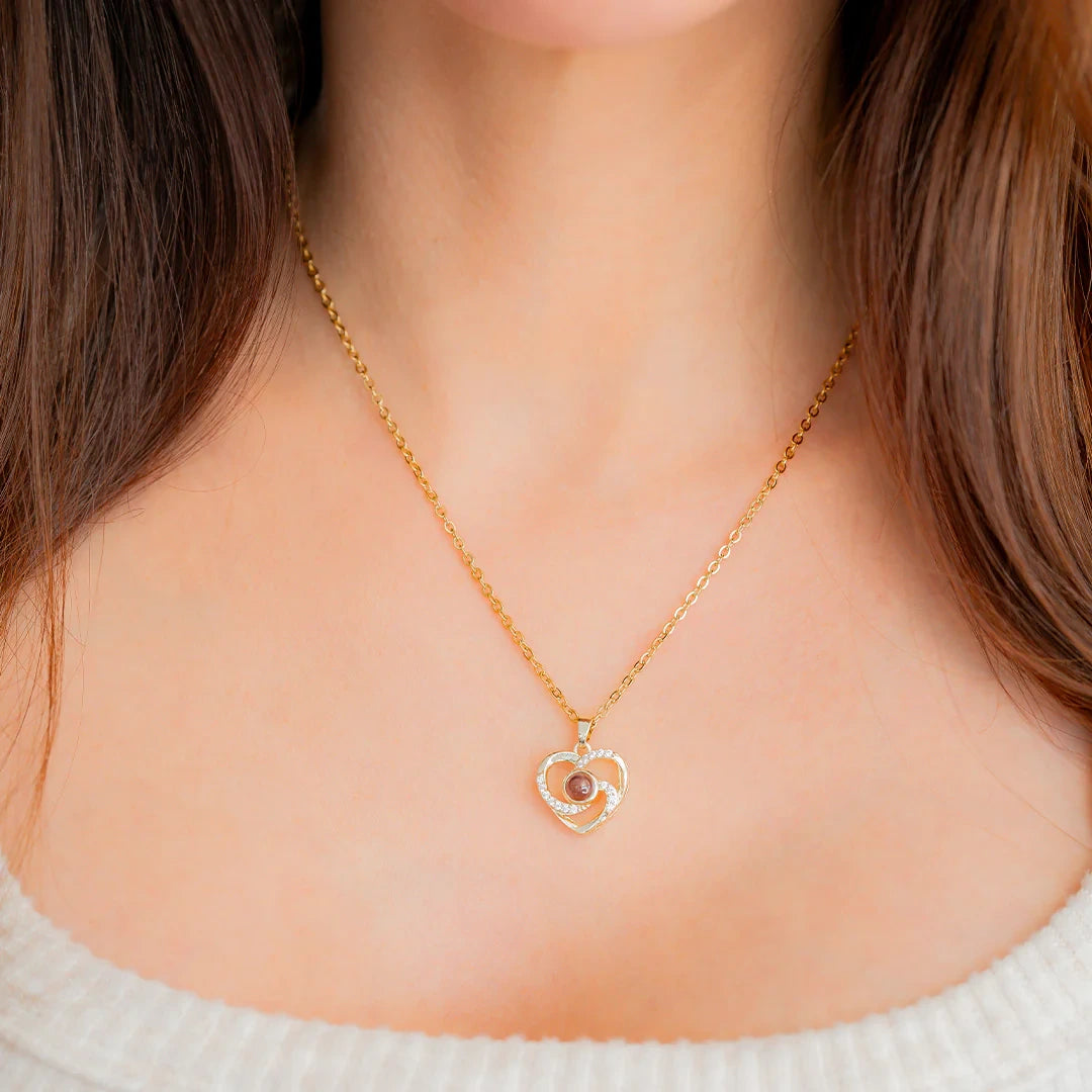 Center Of My Heart Necklace– Custom Photo by ESTAYY™