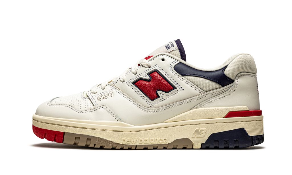 NB 550 Aime Leon Dore Weiß Marine Rot