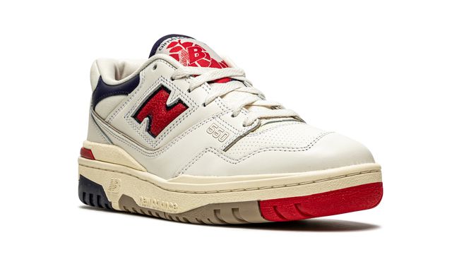 NB 550 Aime Leon Dore Weiß Marine Rot