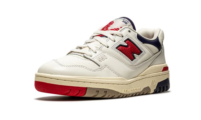 NB 550 Aime Leon Dore Weiß Marine Rot