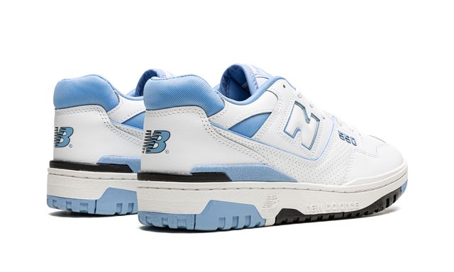 NB 550 Weiß Carolina Blau