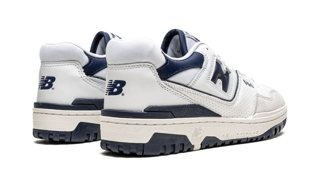 NB 550 Weiß Marineblau