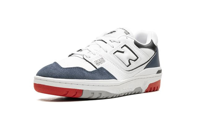 NB 550 Weiß Marine Rot