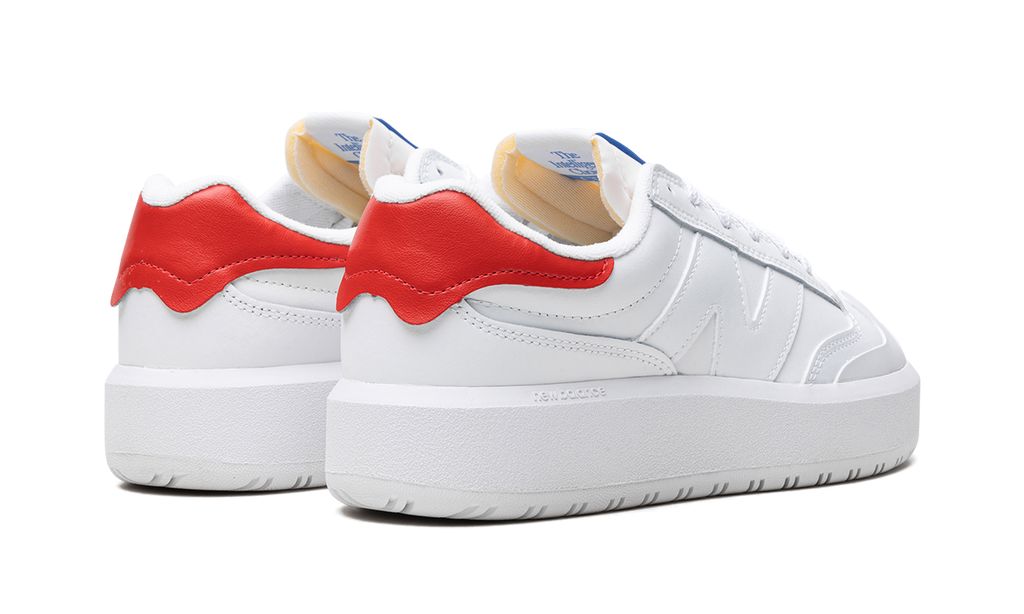 NB CT302 Weiß / Echtes Rot