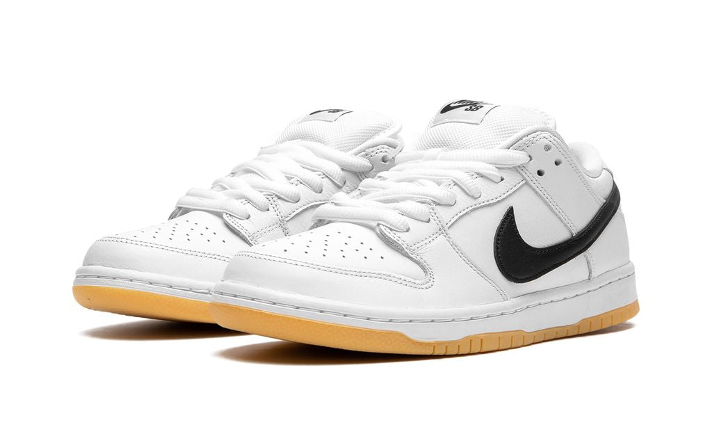 NK SB Dunk Low Orange White Label Noir