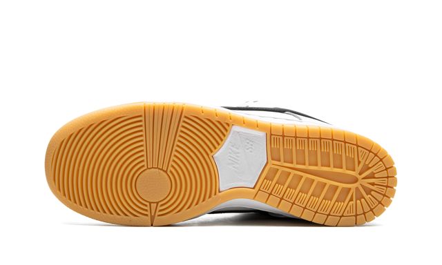 NK SB Dunk Low Orange White Label Noir