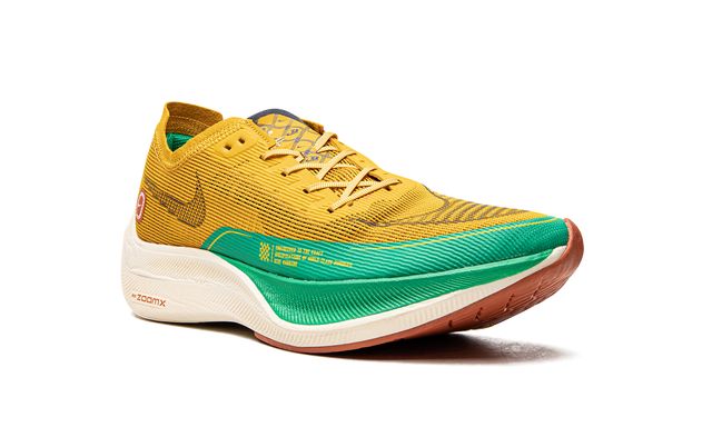 NK Zoom X Vaporfly Next% 2 Dark Sulfur Stadium Green