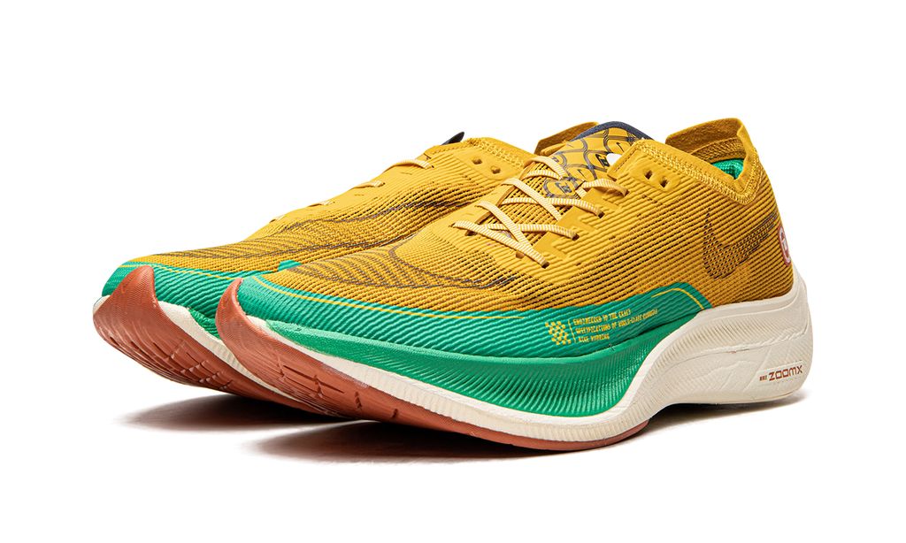 NK Zoom X Vaporfly Next% 2 Dark Sulfur Stadium Green