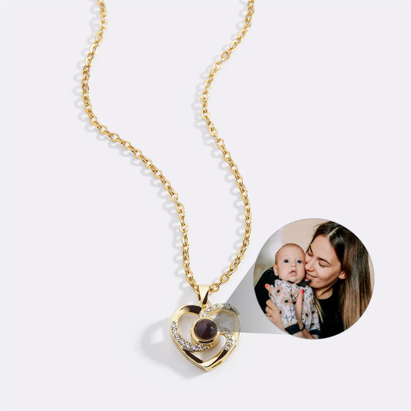 Center Of My Heart Necklace– Custom Photo by ESTAYY™