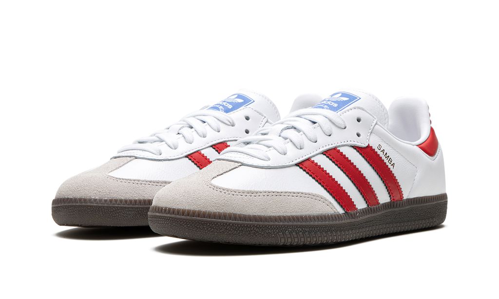 ADDS Samba OG White Scarlet 