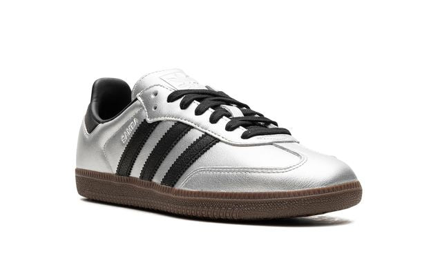 ADDS Samba Silber Metallic Schwarz Gummi