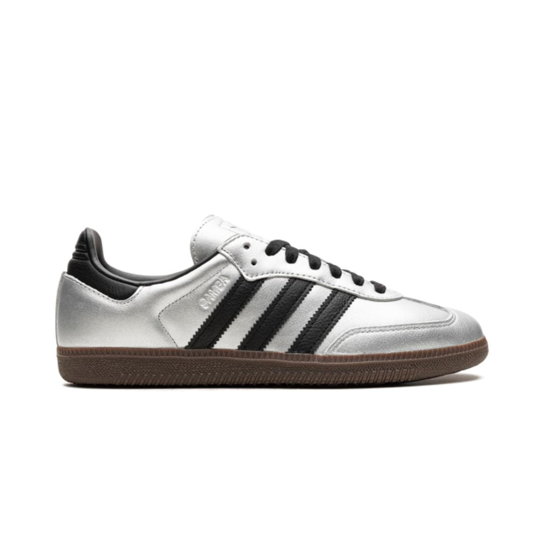 ADDS Samba Silber Metallic Schwarz Gummi