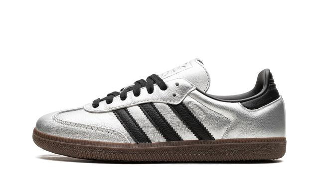 ADDS Samba Silber Metallic Schwarz Gummi