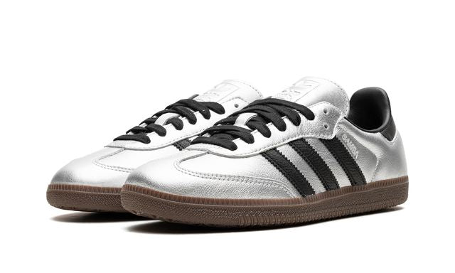 ADDS Samba Silber Metallic Schwarz Gummi