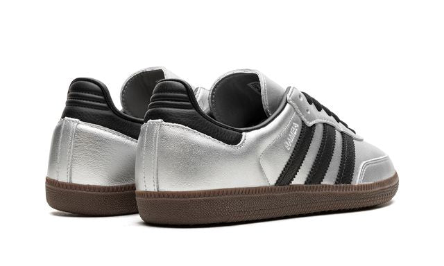ADDS Samba Silber Metallic Schwarz Gummi