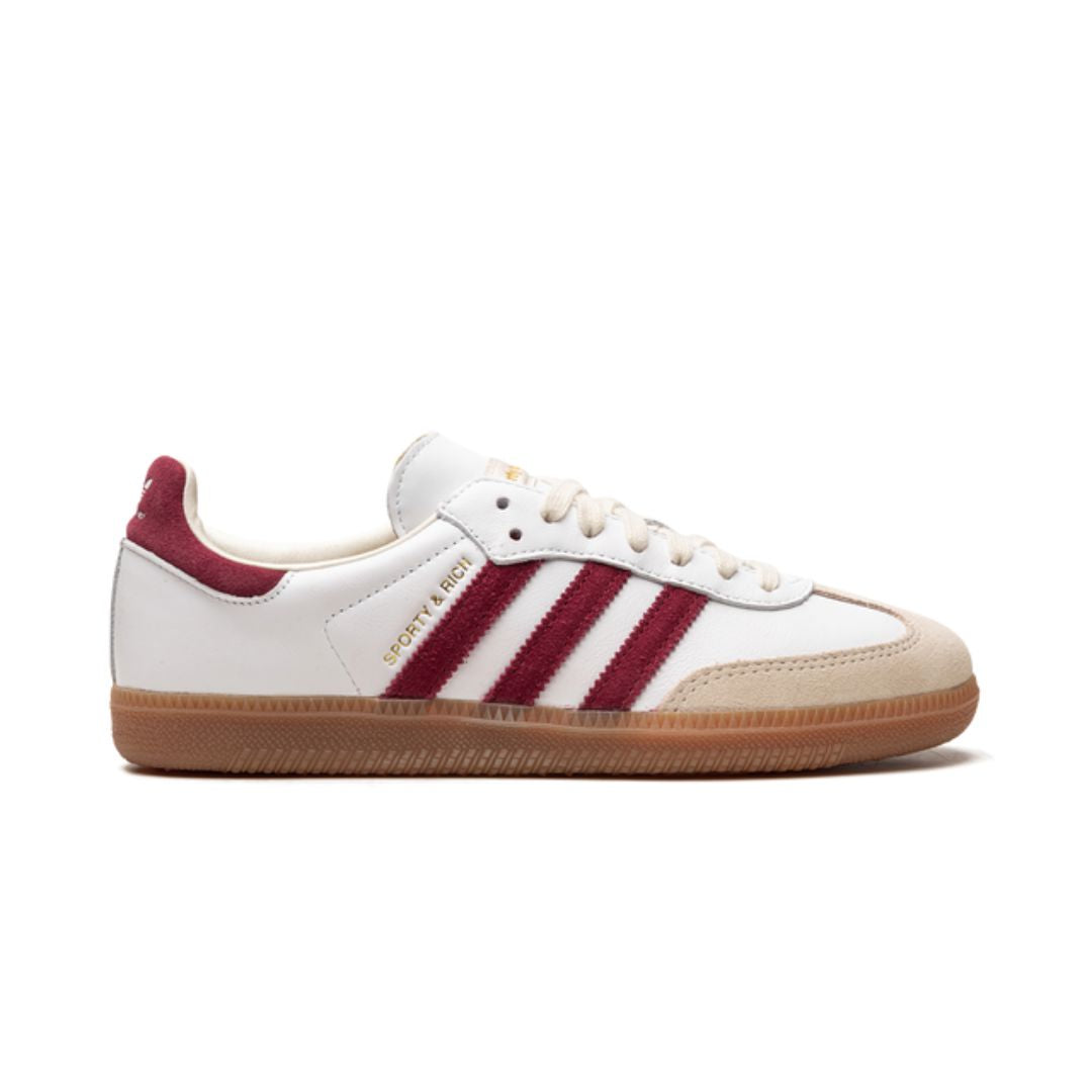 ADDS Samba Sporty &amp; Rich White Core Burgundy