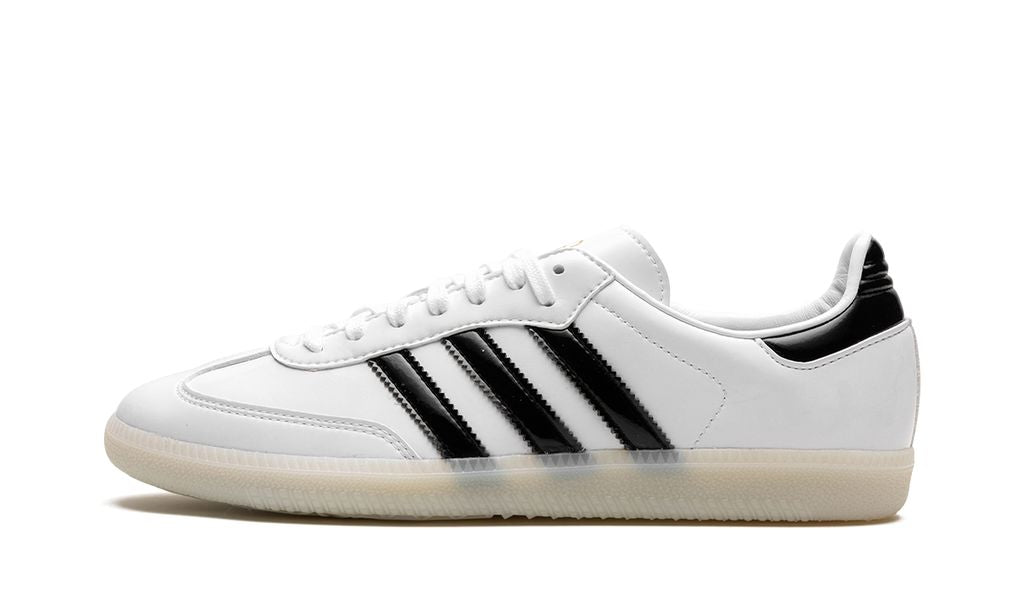 ADDS Samba Weißes Lackleder