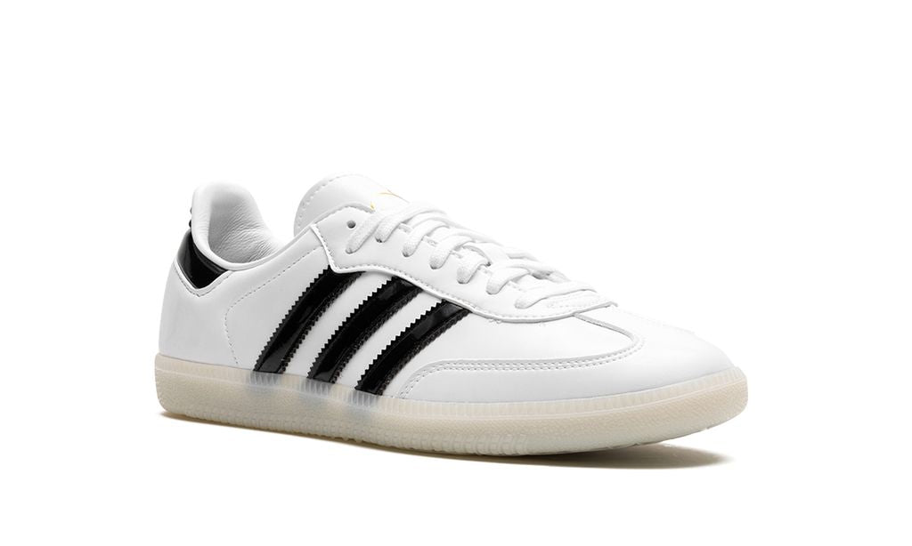 ADDS Samba Weißes Lackleder