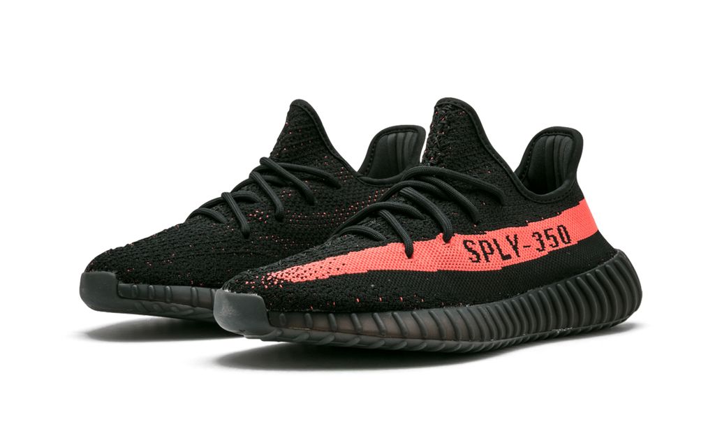 ADDS Yeezy Boost 350 V2 Core Schwarz Rot 
