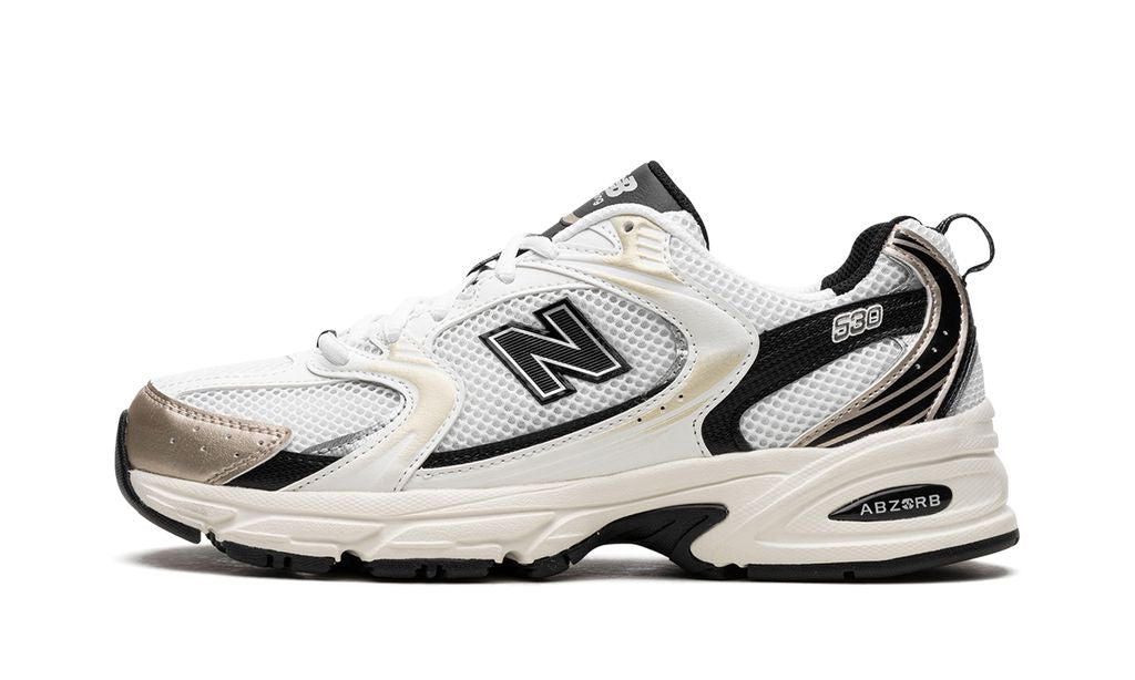 NB 530 Weißgold Schwarz 