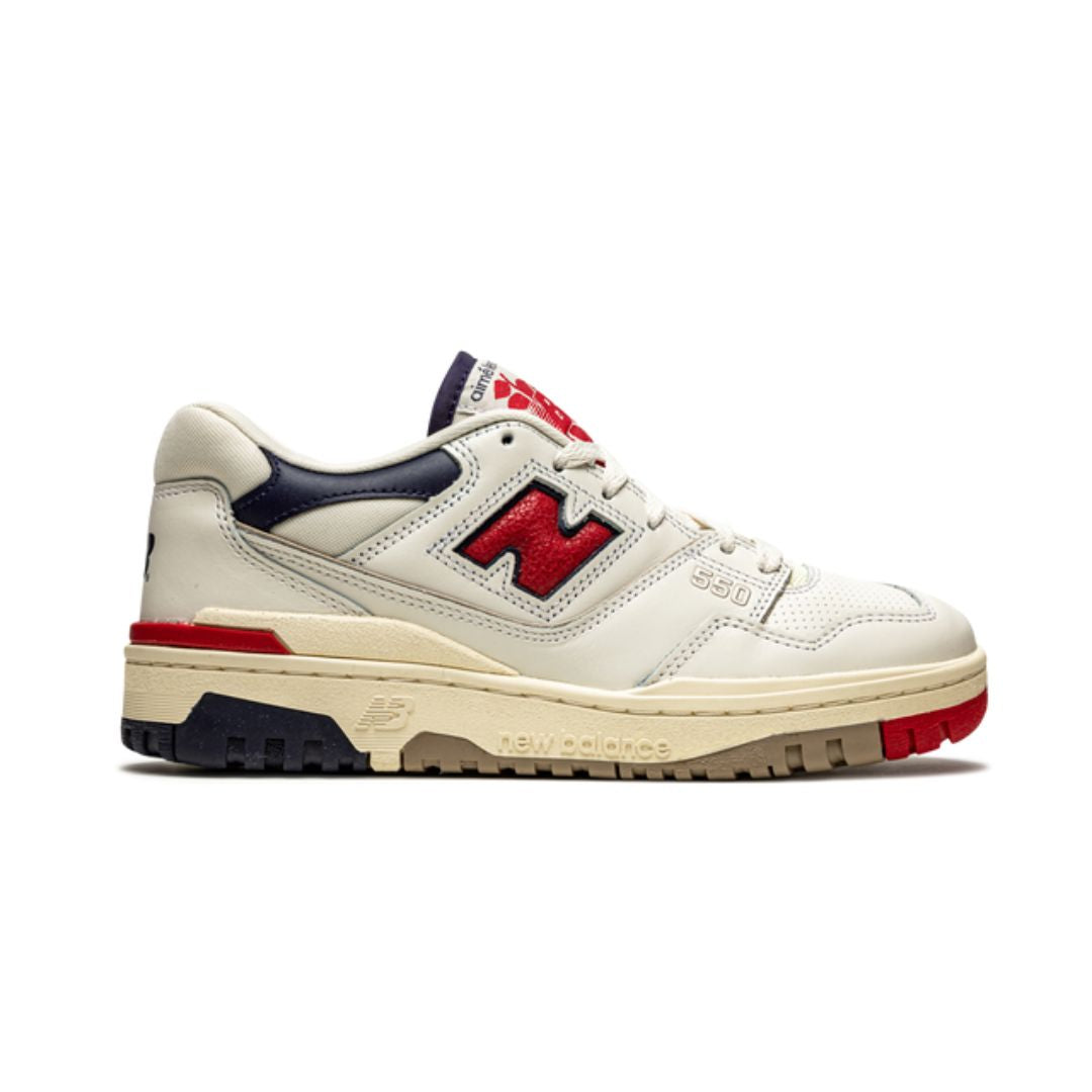 NB 550 Aime Leon Dore Weiß Marine Rot