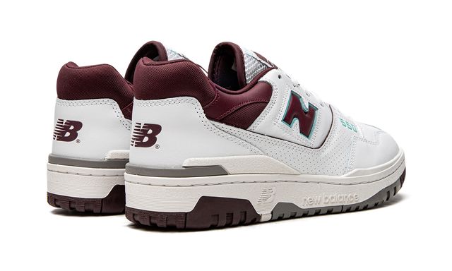NB 550 Burgunder Cyan