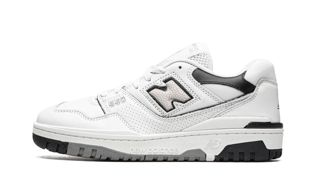 NB 550 Weiß Schwarz Regenwolke