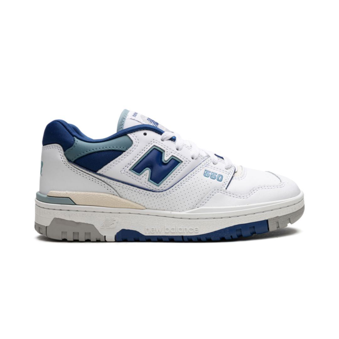 NB 550 Weiß Blau Groove