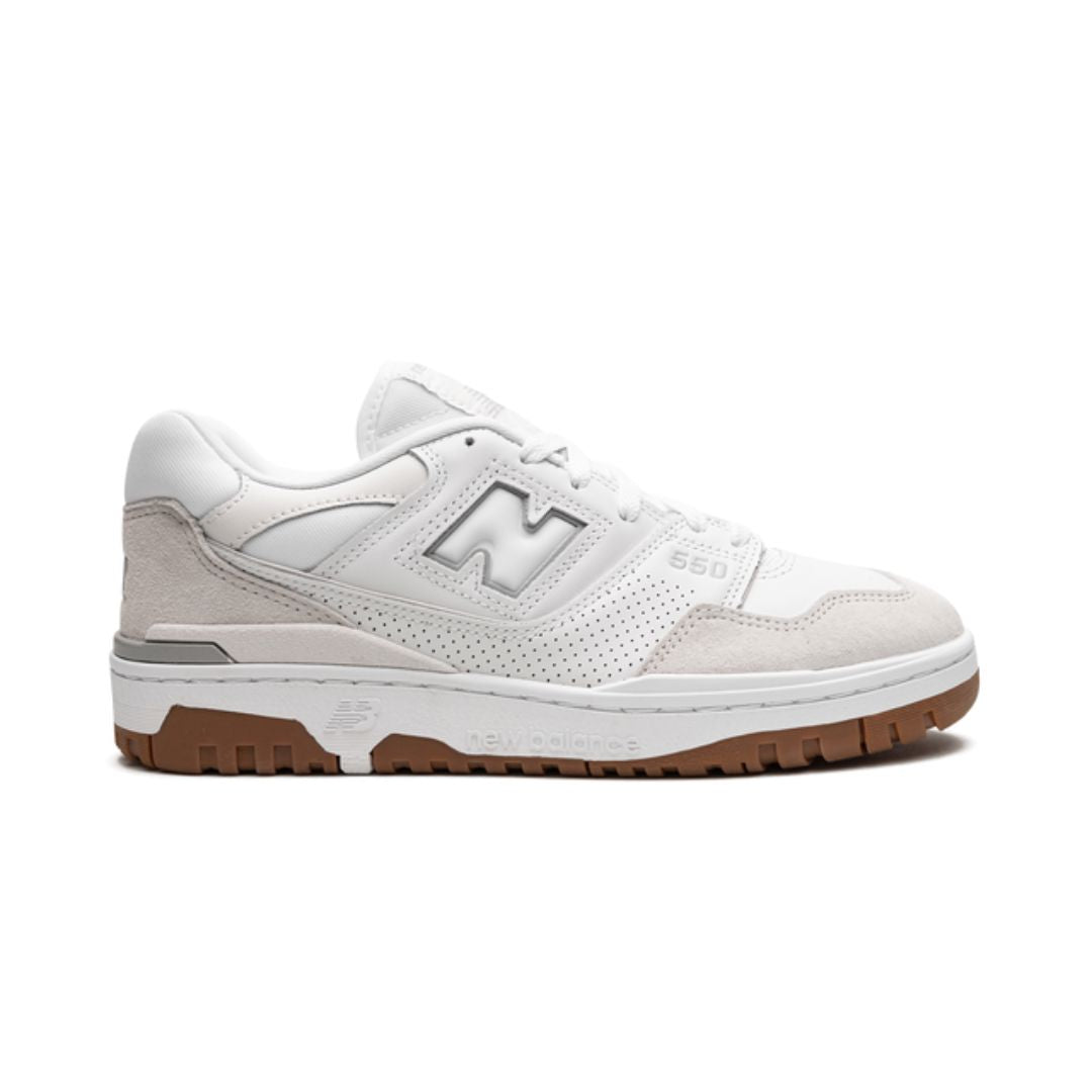 NB 550 Weiß/Gummi