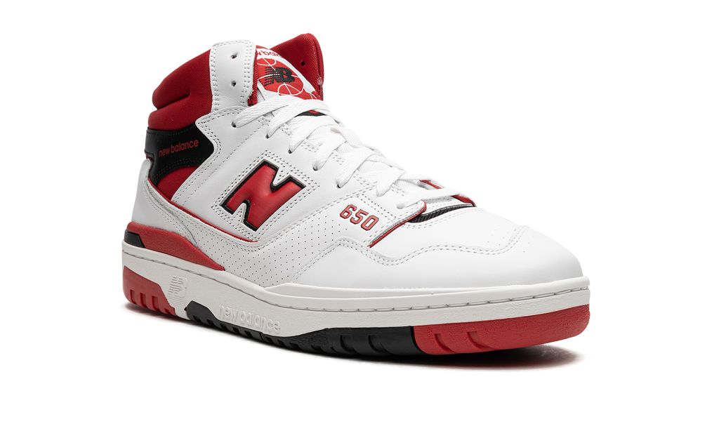 NB 650 Weiß/Rot