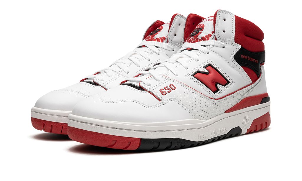 NB 650 Weiß/Rot