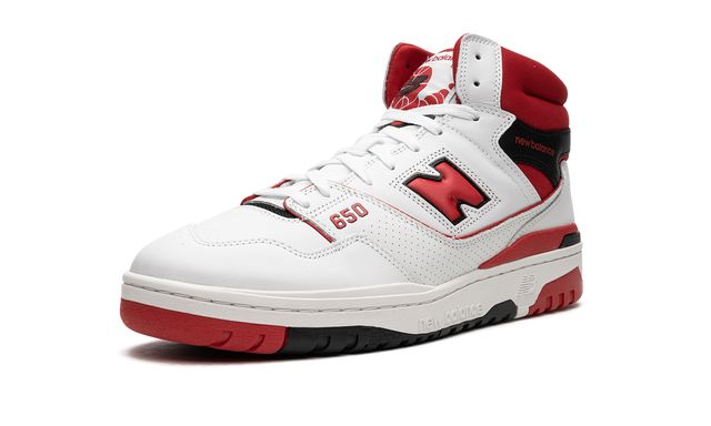 NB 650 Weiß/Rot