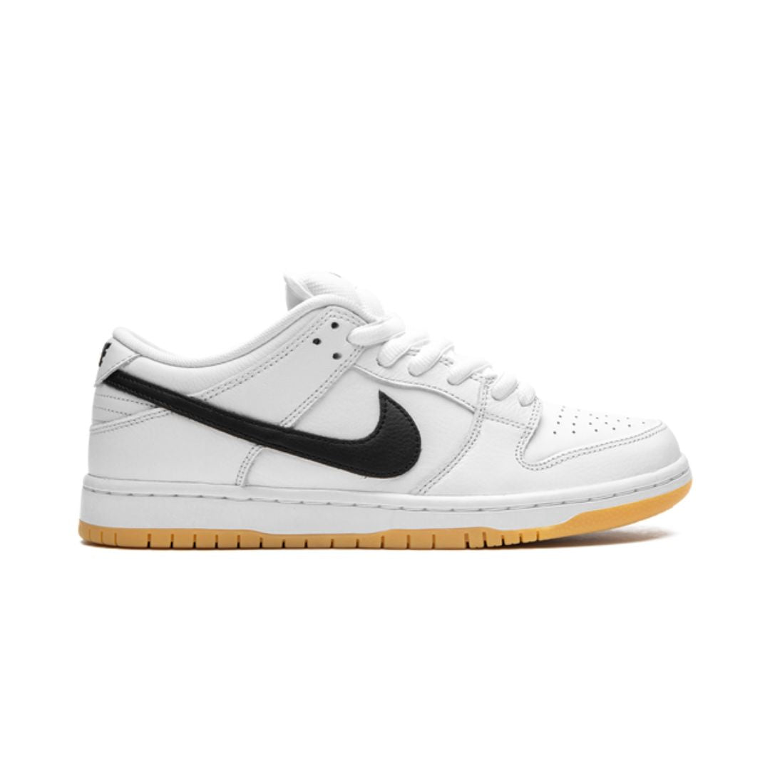 NK SB Dunk Low Orange White Label Noir