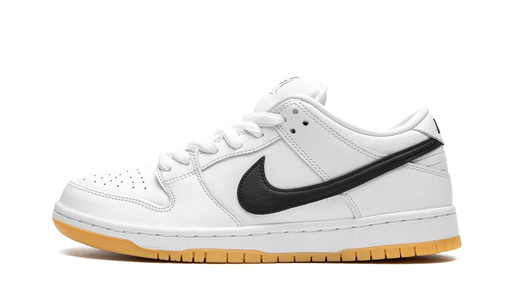NK SB Dunk Low Orange White Label Noir