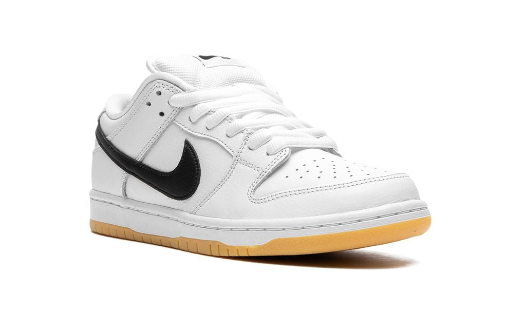 NK SB Dunk Low Orange White Label Noir