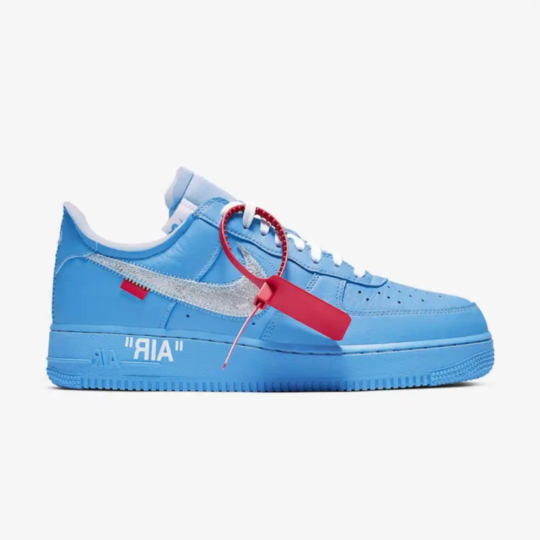 NK X OW Air Force 1 Low University Blue