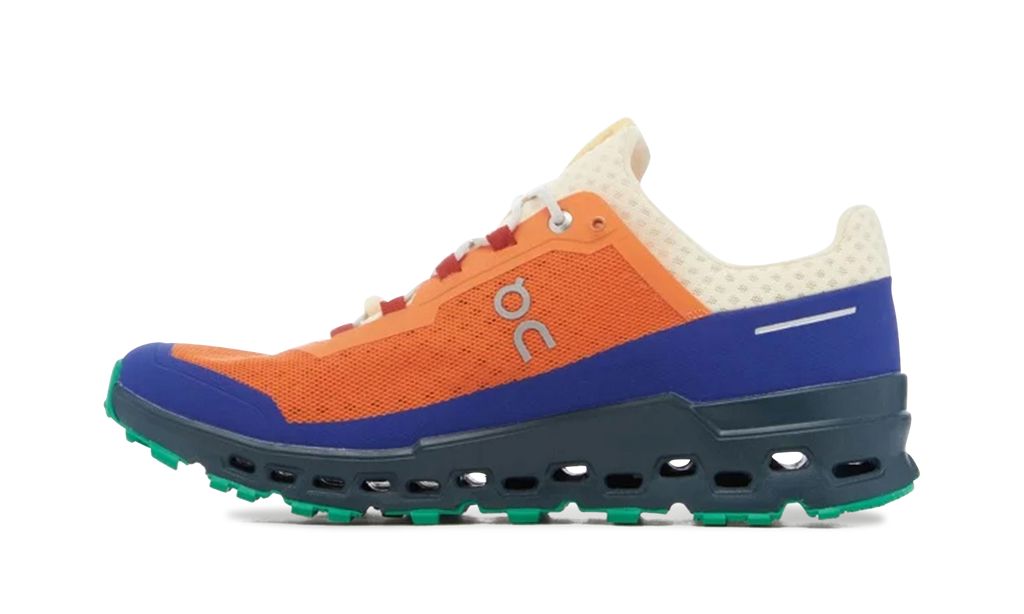 On Cloudultra Flame Orange / Blue