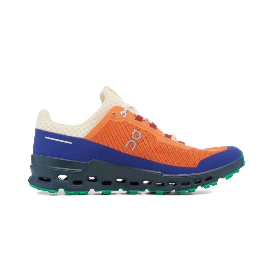On Cloudultra Flame Orange / Blue