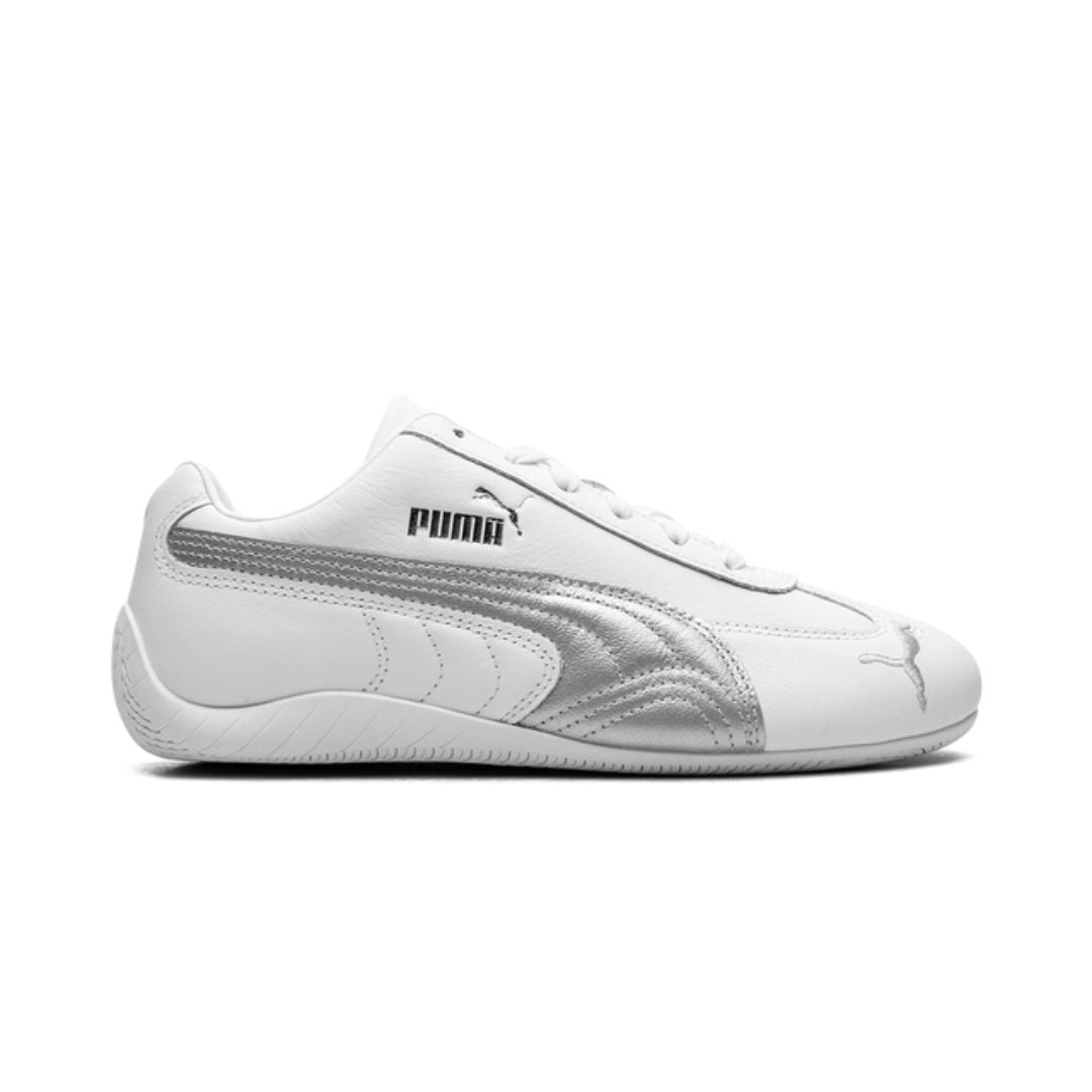 PM Speedcat OG Leder "Weiß Silber"