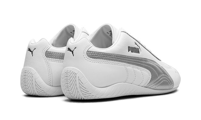 PM Speedcat OG Leder "Weiß Silber"