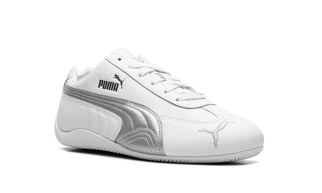 PM Speedcat OG Leder "Weiß Silber"